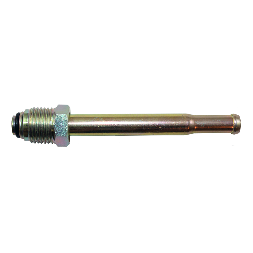 Fuel Line Adapter - 3/8" Steel to 3/8" Rubber Hose (short) - 2 per Bag