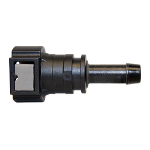Fuel Line Quick Connect - Straight Push-On 3/8 Steel to 3/8 Nylon - 2 per Bag