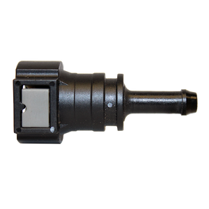 Fuel Line Quick Connect - Straight Push-On 3/8" Steel to 5/16" Nylon - 2 per Bag