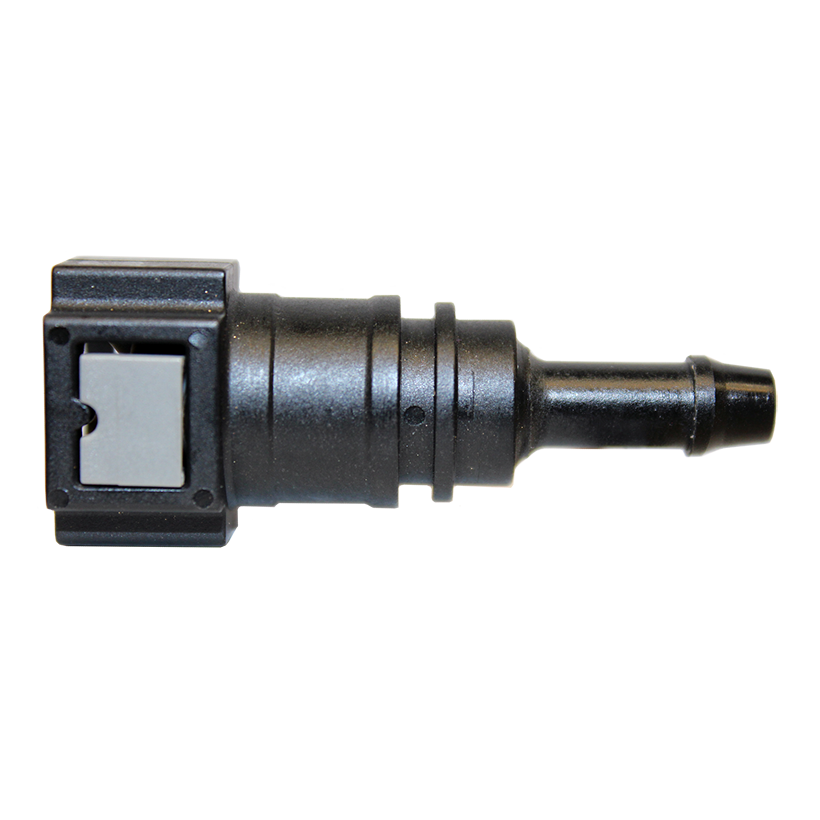 Fuel Line Quick Connect - Straight Push-On 5/16 Steel to 5/16 Nylon - 2 per Bag