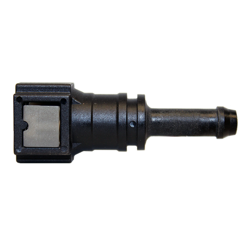 Fuel Line Quick Connect - Straight Push-On 1/4 Steel to 5/16 Nylon - 1 per Bag