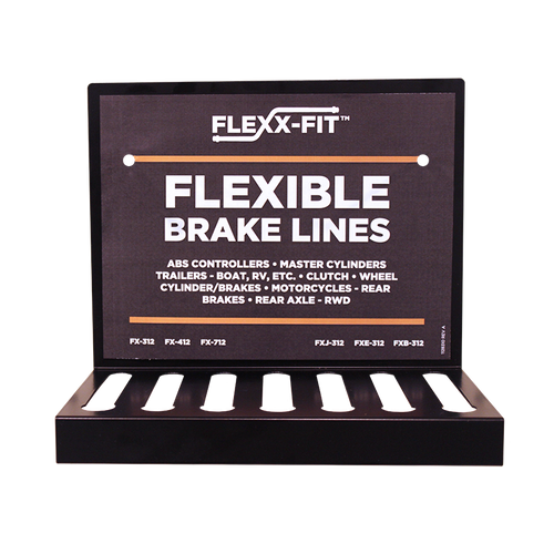 Wall Display, FLEXX-FIT Brake Lines, Empty