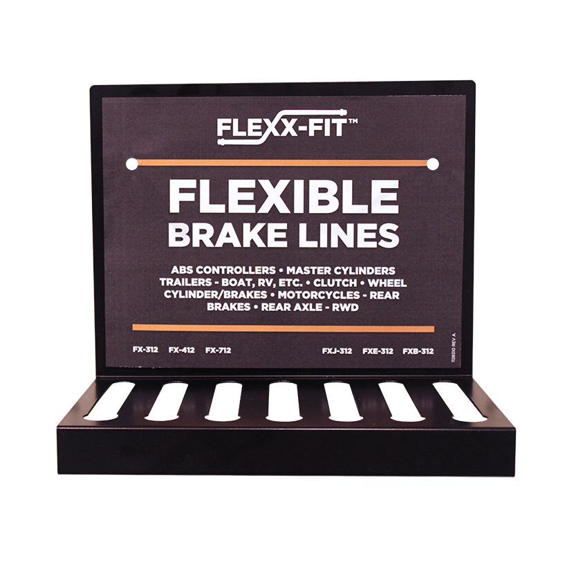 Wall Display, FLEXX-FIT Brake Lines, Empty