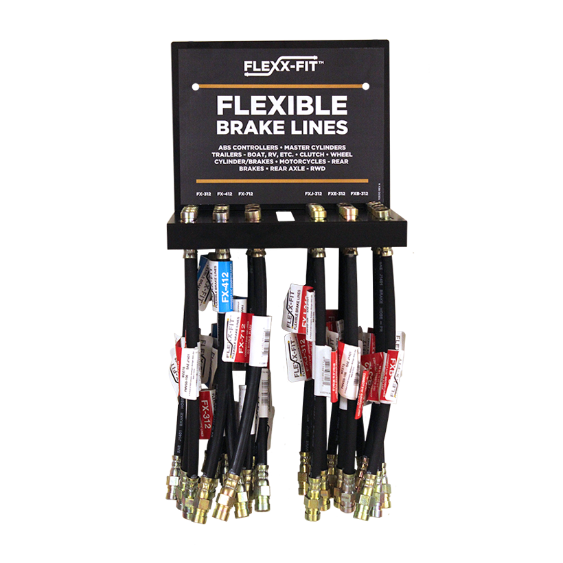Wall Display, FLEXX-FIT Brake Lines