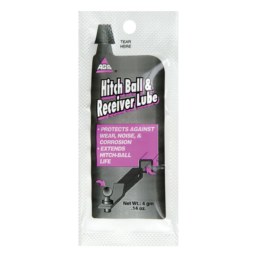 Hitch Ball Lubricant, Pouch, 4 g, Case of 100 | AGS Hitch Ball Lubricant, Pouch, 4 g, Case of 100 | AGS