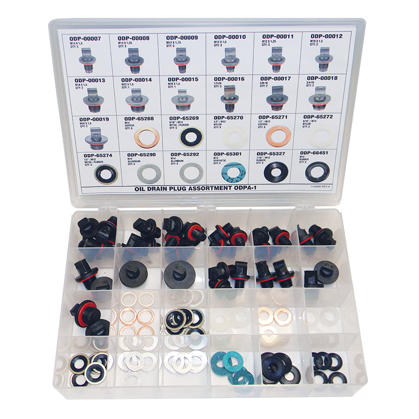 Oil Drain Plug Assortment, 24 SKU, ODPA-1