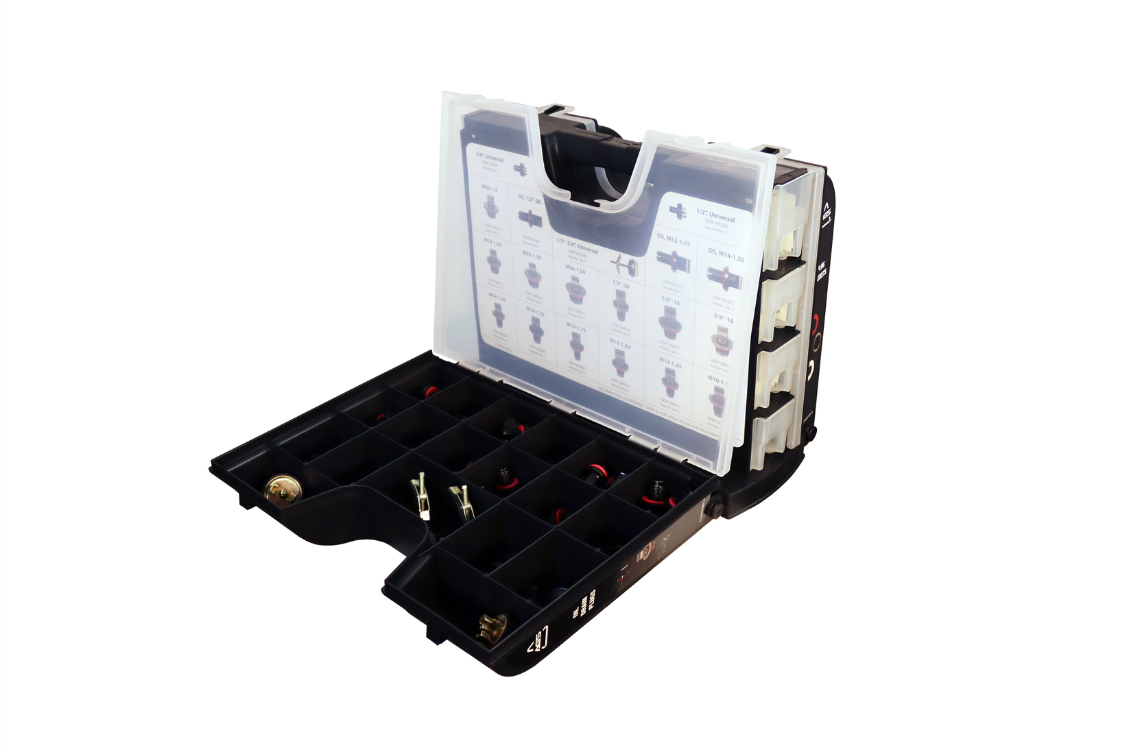 Oil Drain Plug Assortment, 44 Drain Plugs, 145 Gaskets AGS Company