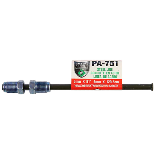 GM/Toyota Poly-Armour PVF Steel Brake Line