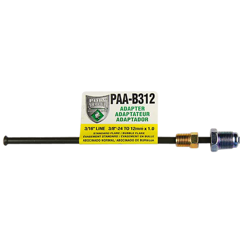 PVF Steel Brake Line Adapter, 3/16