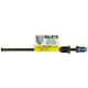 PVF Steel Brake Line Adapter, 6mm x 8" (M12x1.0 Bubble)(M14x1.5 Bubble)