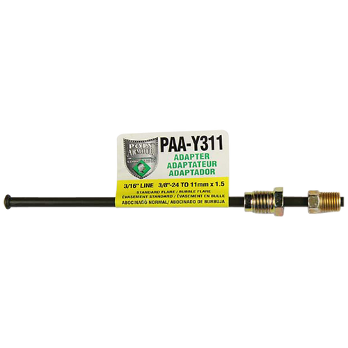PVF Steel Brake Line Adapter, 3/16