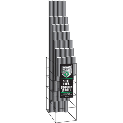 Poly-Armour PVF Steel Floor Display Domestic Lines