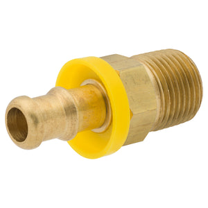 Union Push-On, Brass, 3/8" Bag of 10