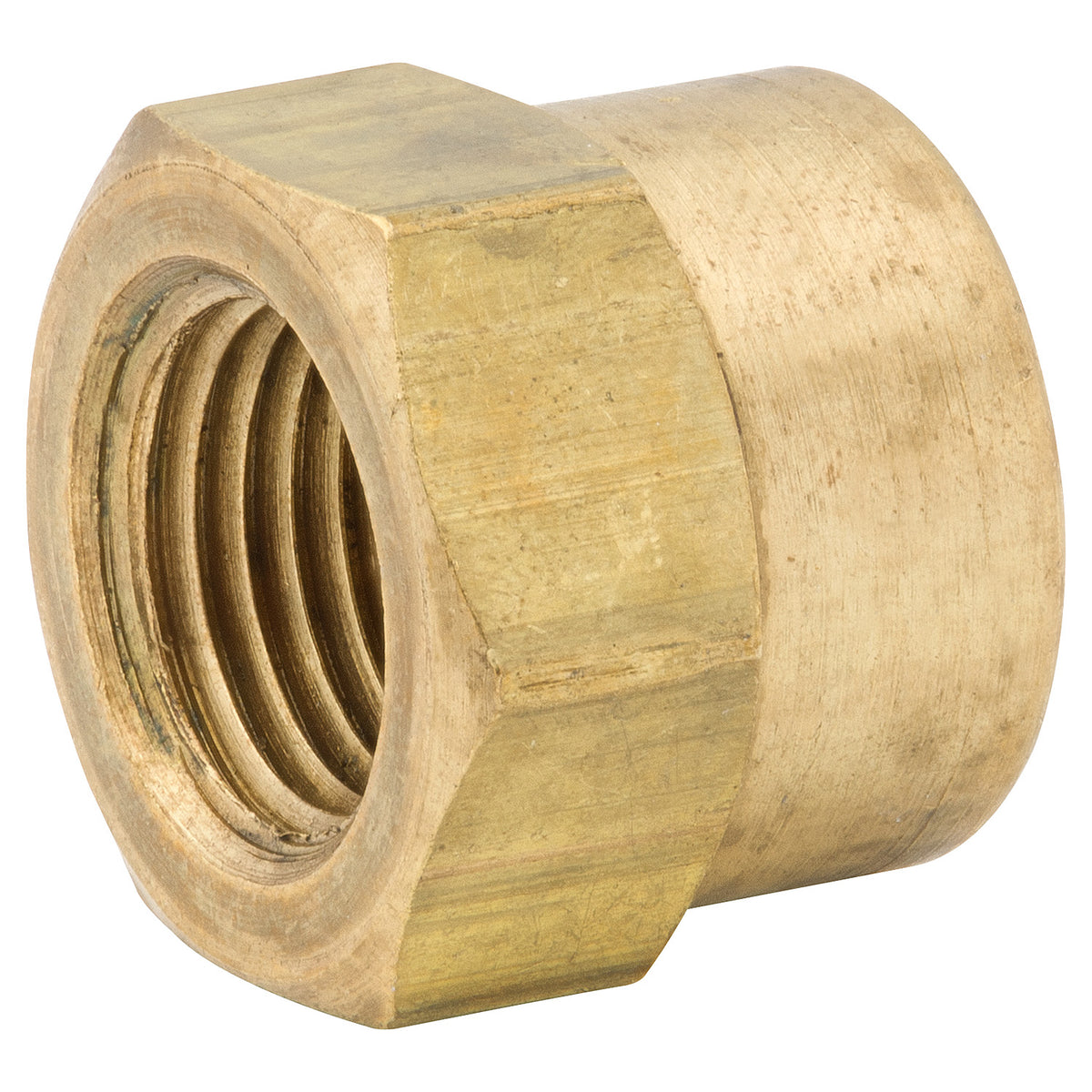 1/8" NPTF End Cap, Brass
