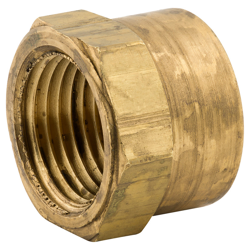 3/8" NPTF Brass End Cap - Bag of 1