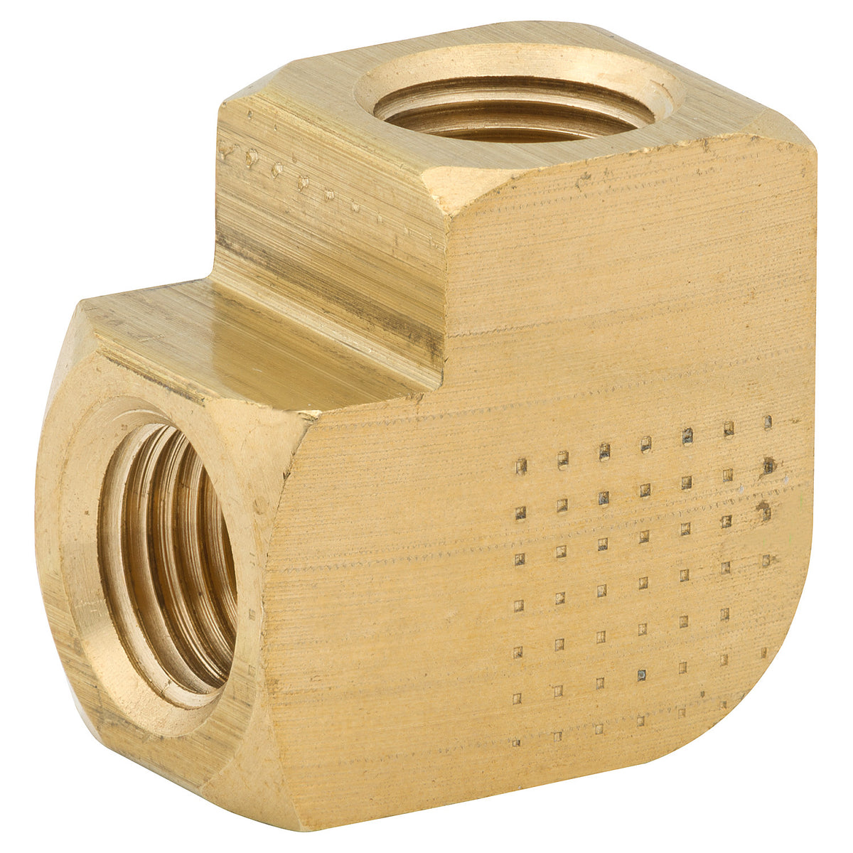 Street Elbow, Brass, 1/8 NPTF, 1/8 NPTF, Bag of 1