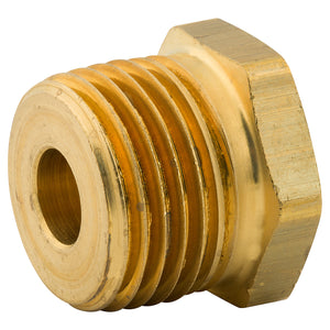 Bushing, Brass, 1/2 NPTM, 1/8 NPTF, Bag of 1
