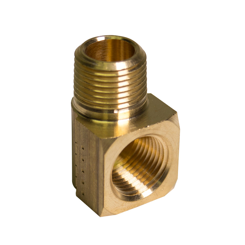 Brass Street Elbow, Male (3/8-18 NPT), Female (3/8-18 NPT)