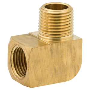 Street Elbow, Brass, 1/2" NPTM, 1/2" NPTF, Bag of 1