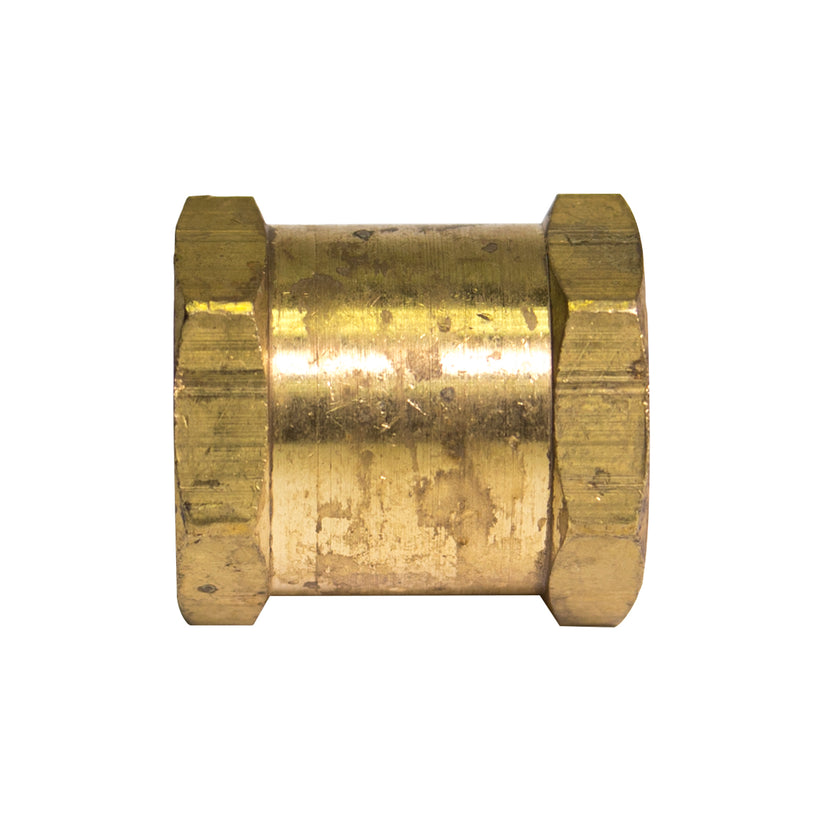 Brass Coupling, Female (3/8-18 NPT)