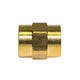 Brass Coupling, Female (1/2-14 NPT)