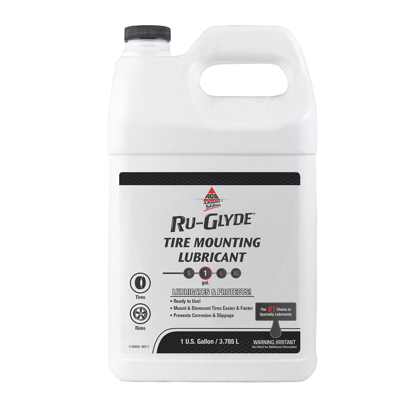 Ru-Glyde Tire Mounting and Rubber Lubricant, Bottle, 1 gal