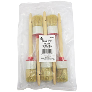 Brushes, 5 Pack Ru-Glyde Paste