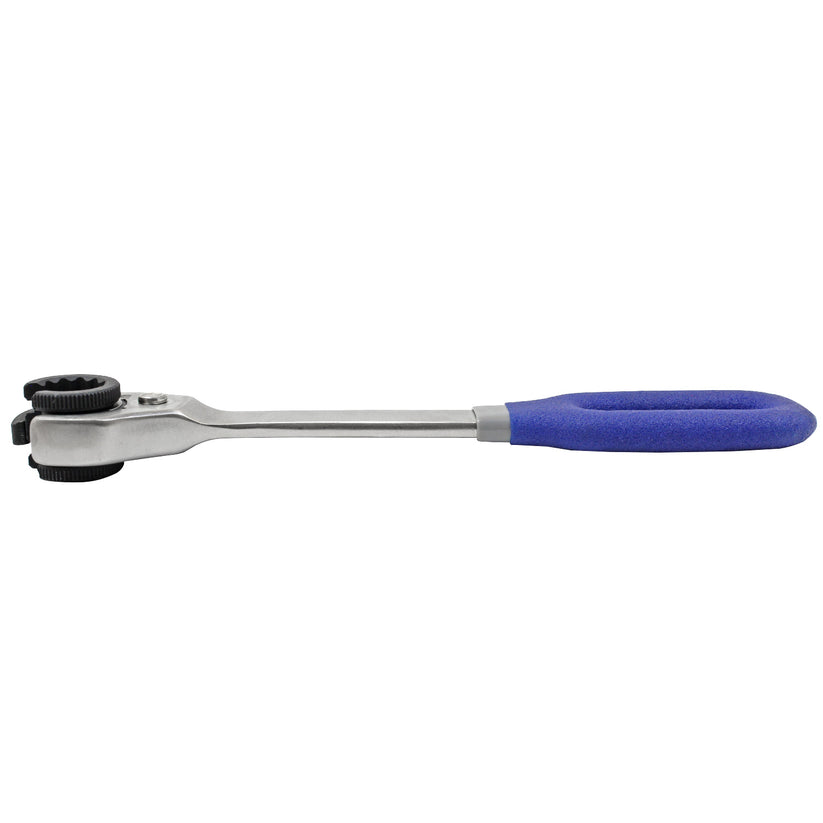 Ratcheting Line Wrench, 7/16"
