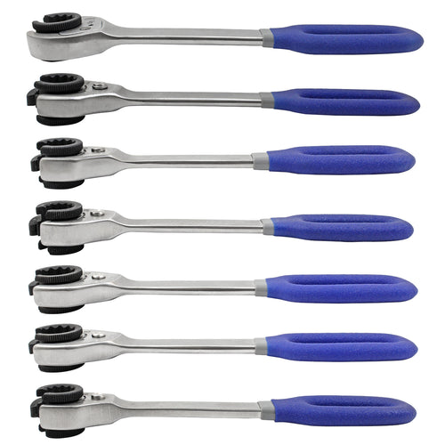 Ratcheting Line Wrench SAE & Metric Kit