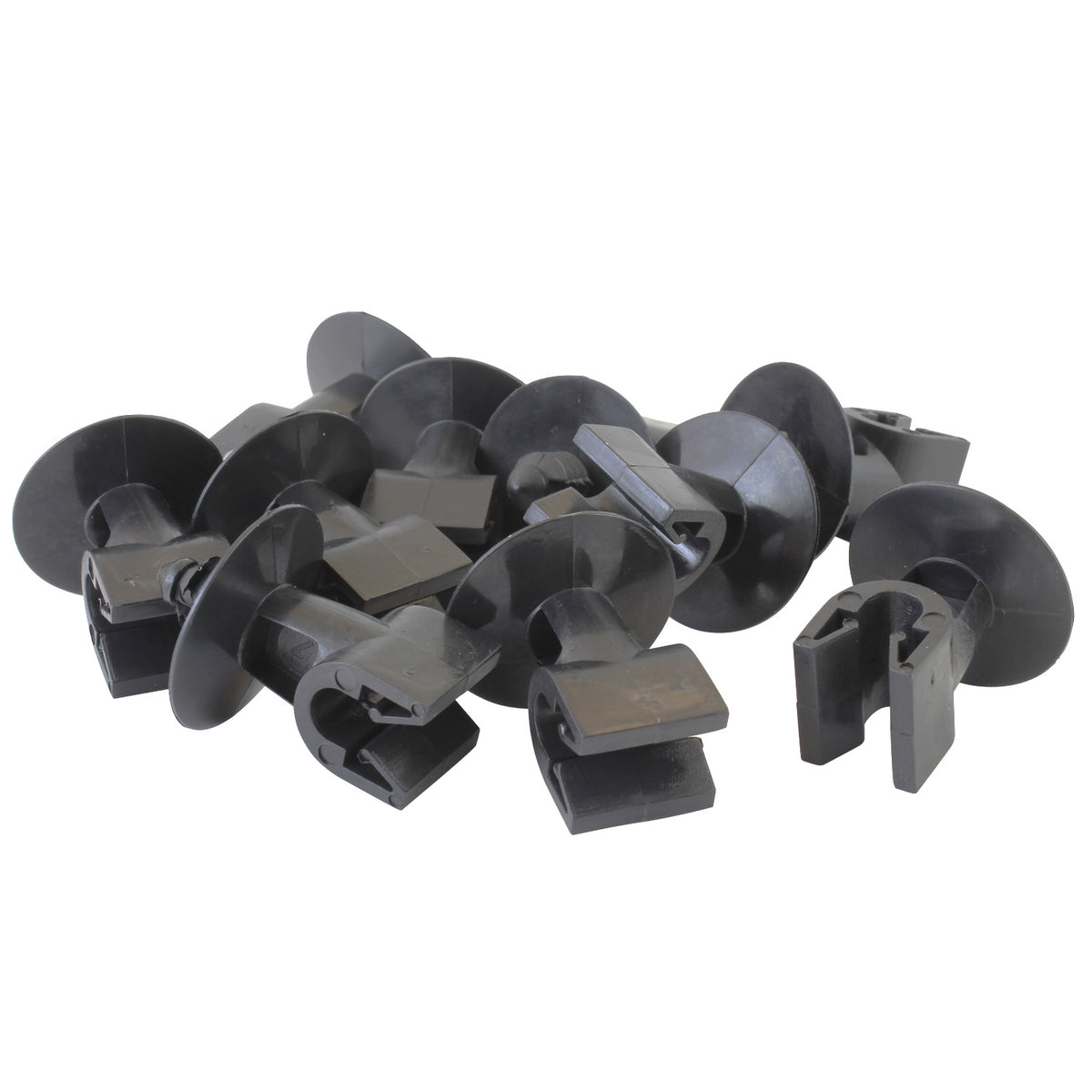 Brake Tube Body Clamp, 1/4", Single, Bag of 10