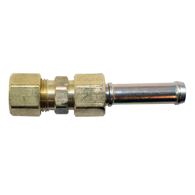 Transmission Line Adapter - 5/16" Steel Compression to 5/16" Rubber - 1 per Bag