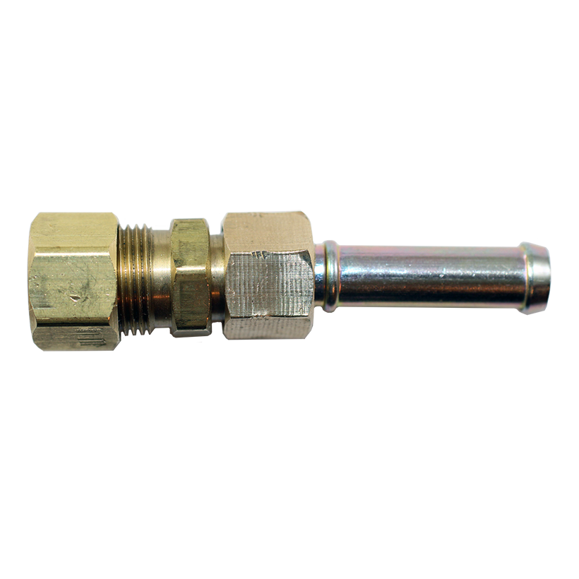 Transmission Line Adapter - 3/8" Steel Compression to 5/16" Rubber - 1 per Bag