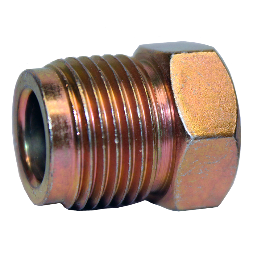 Transmission Line Tube Nut - 3/8 x M18 x 1.5 Bubble Flare - 4 per Bag