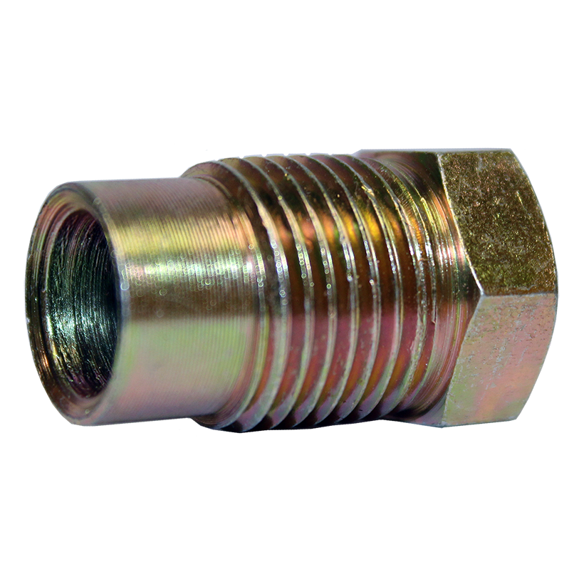 Transmission Line Tube Nut - 3/8" x 5/8-18 Inverted Flare Long - 2 per Bag
