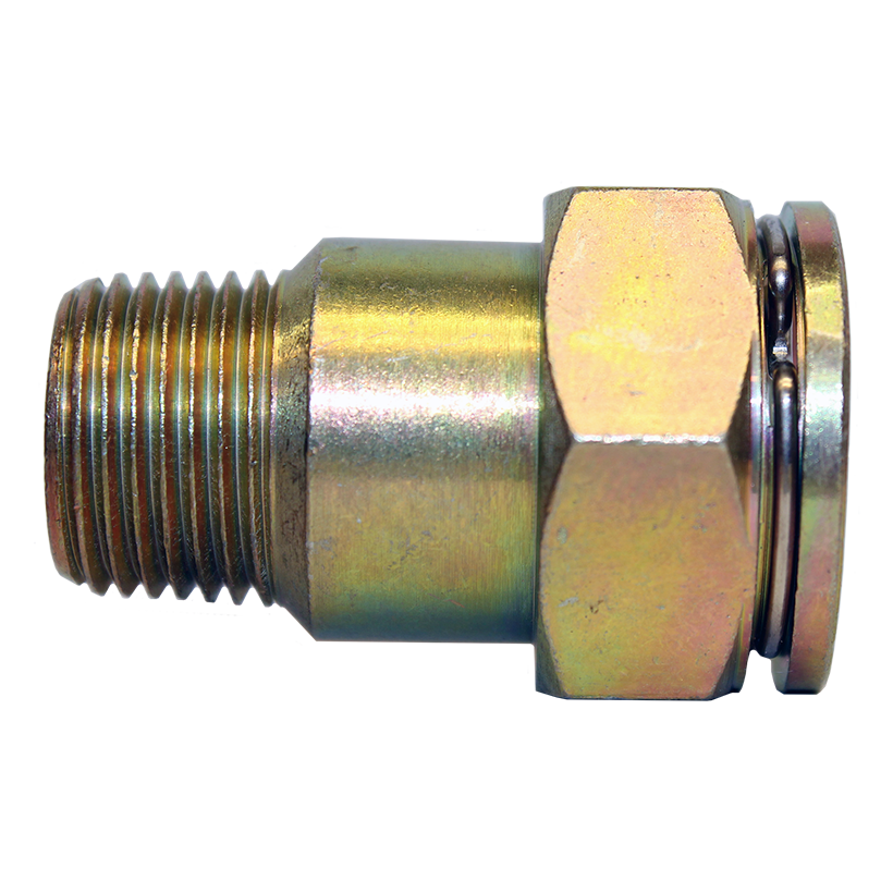 Oil Cooler Line Connector 3/8" - Chevrolet 1995-1985, GMC 1995-1985 - 1 per Bag