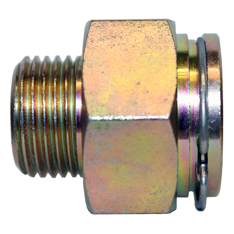 Oil Cooler Line Connector 1/2x14 NPTx18.2mm - Chevrolet 2002-1996, GMC 2002-1996