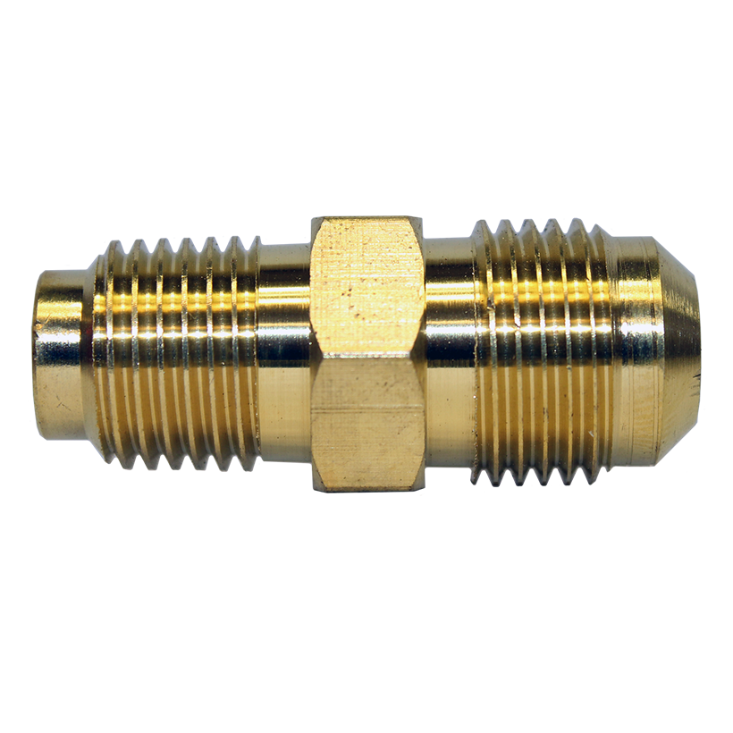 Transmission Line Connector - 3/8 x 1/4 NPT x 5/8-18 - Dodge 2003-1990