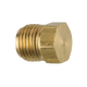 Brass Plug, 1/4" Tube (7/16-24 Inverted)