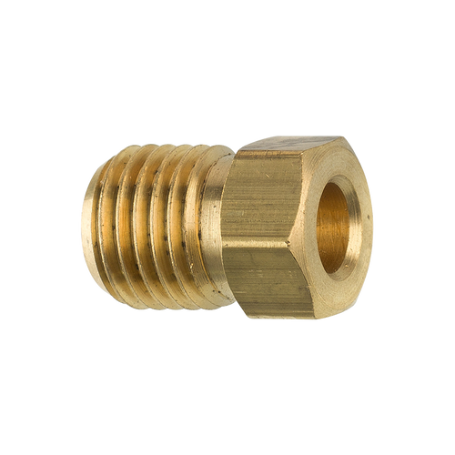 Brass Tube Nut, 3/16