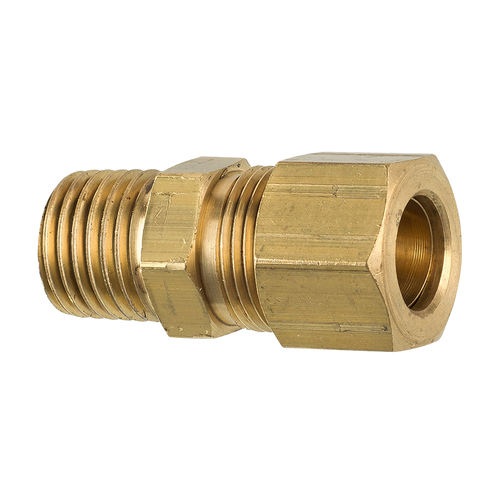 Brass Compression Connector, 3/8