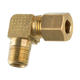 Brass Elbow Compression Connector, 1/4