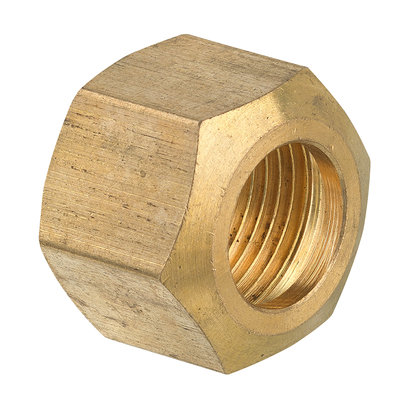 Brass Compression Nut, 3/8"