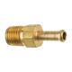 Brass Rigid Male Hose Clamp, 1/4