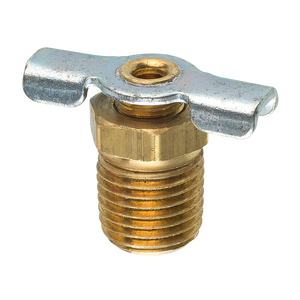 Brass Standard Drain Cock, Male (1/4 NPT)