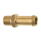 Brass Fuel Connector, 3/8" Hose, Male (1/8-27 NPT)