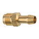 Brass Fuel Connector, 5/16" Hose, Male (1/2-20 Inverted)