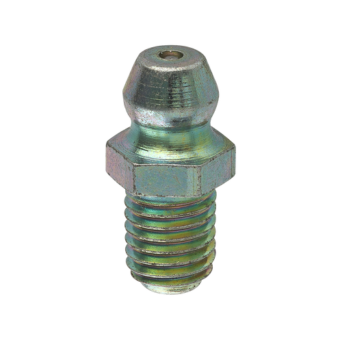 Steel Long Grease Fitting, 23/32 Length, Male (1/4-28)