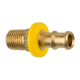 Brass Push-On Hose Fitting, 3/8 Hose, Male (1/4-18 NPT)