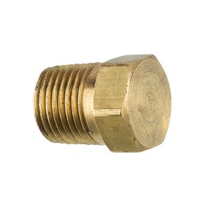 Brass Hex Plug, Male (1/8-27 NPT)