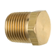 Brass Hex Plug, Male (1/2-14 NPT)